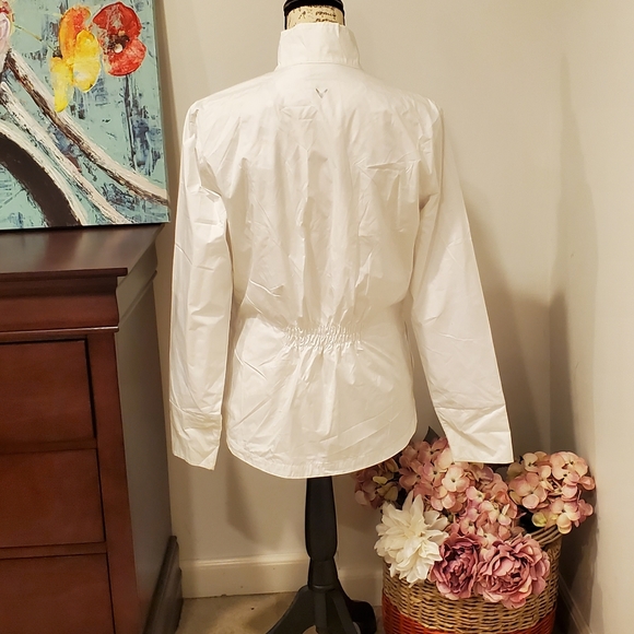 Callaway Women opti-repel White Lightweight Jacket,Wind Resistant, Size S - Picture 2 of 6